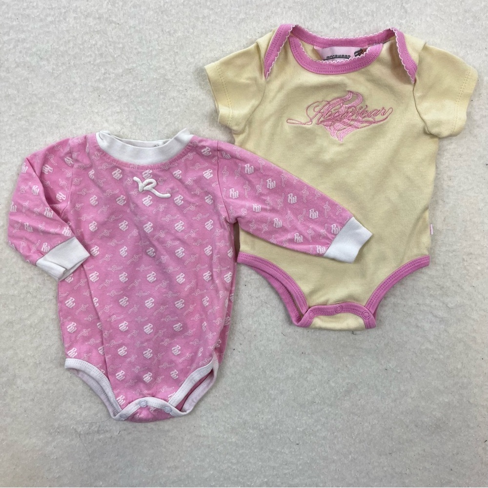 Y2K RocaWear Baby Onesies Set of 2 Size 0-6M